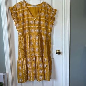 Loft embroidered dress